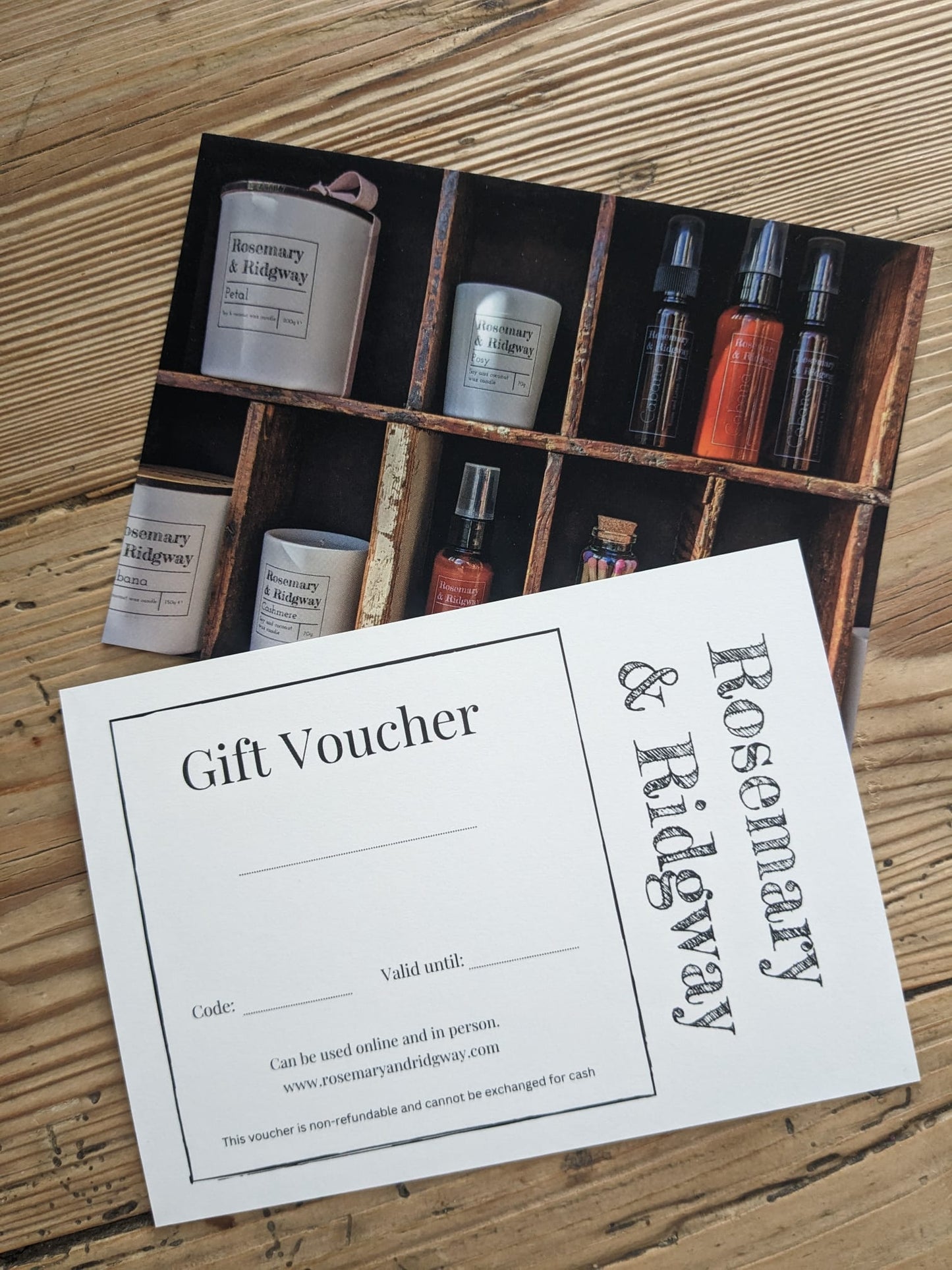 Rosemary & Ridgway Gift Voucher - Rosemary & Ridgway